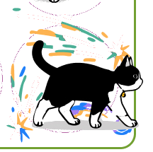 Mystery cat silhouette — unlock by ordering
