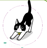 Mystery cat silhouette — unlock by ordering